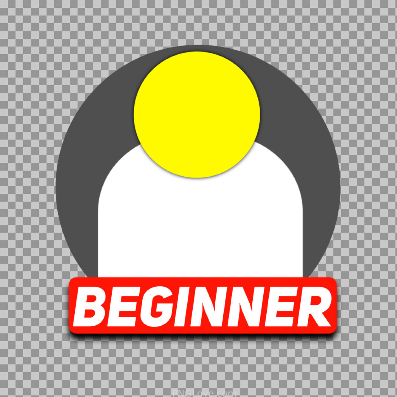 Beginner Level Icon PNG | Free Transparent User Badge