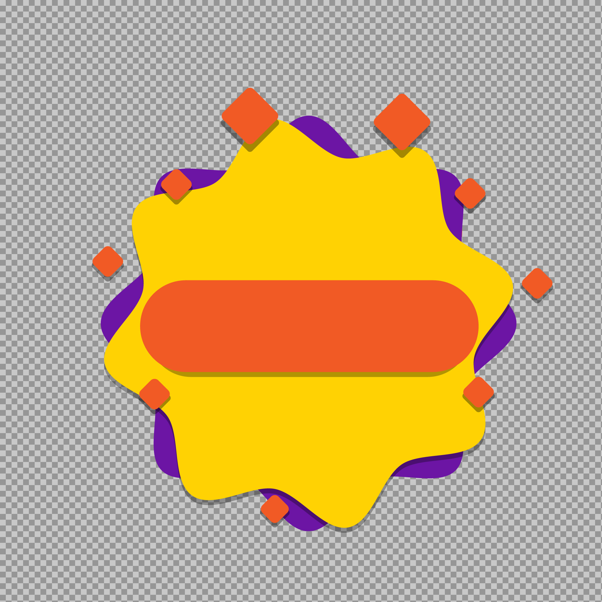 Abstract Sale Banner PNG | Free Text Box Graphic