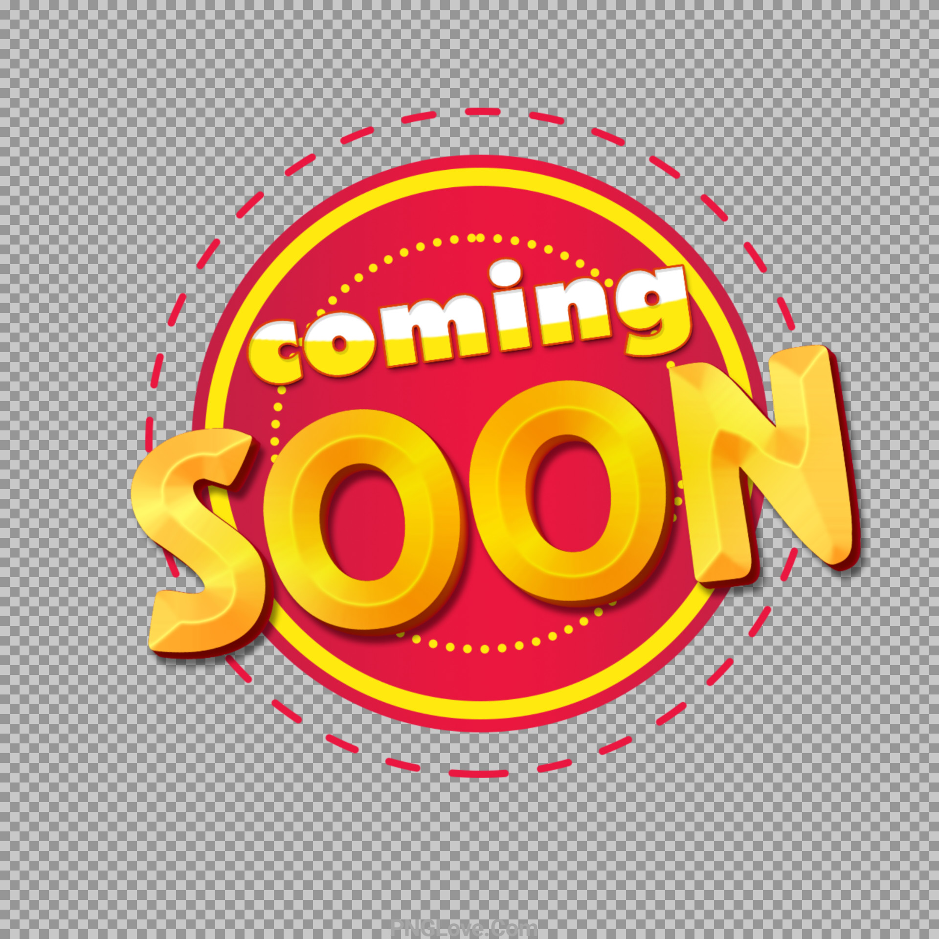 Coming soon logo PNG image download