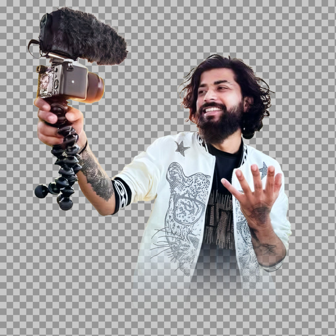 UK07 Rider (Anurag Dobhal) Vlogging PNG | YouTuber Image