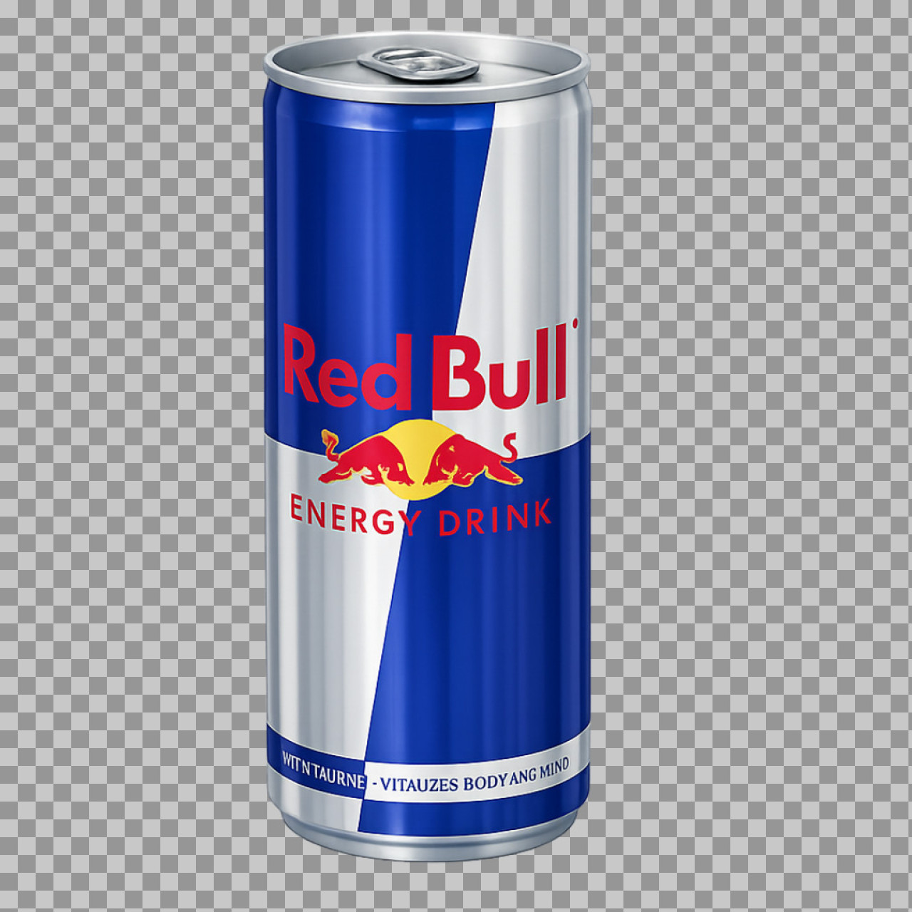 Red Bull Energy Drink Can PNG | Transparent Product Image