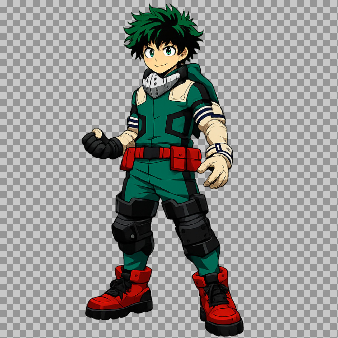Izuku Midoriya (Deku) PNG | My Hero Academia Character Art