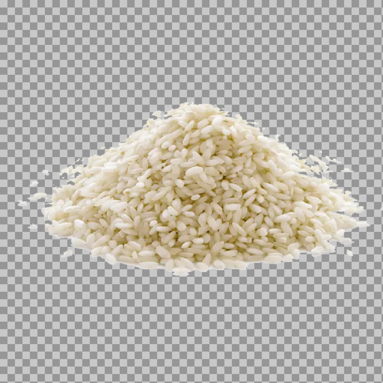 Premium Arborio Rice Pile | Uncooked Italian Risotto Grains