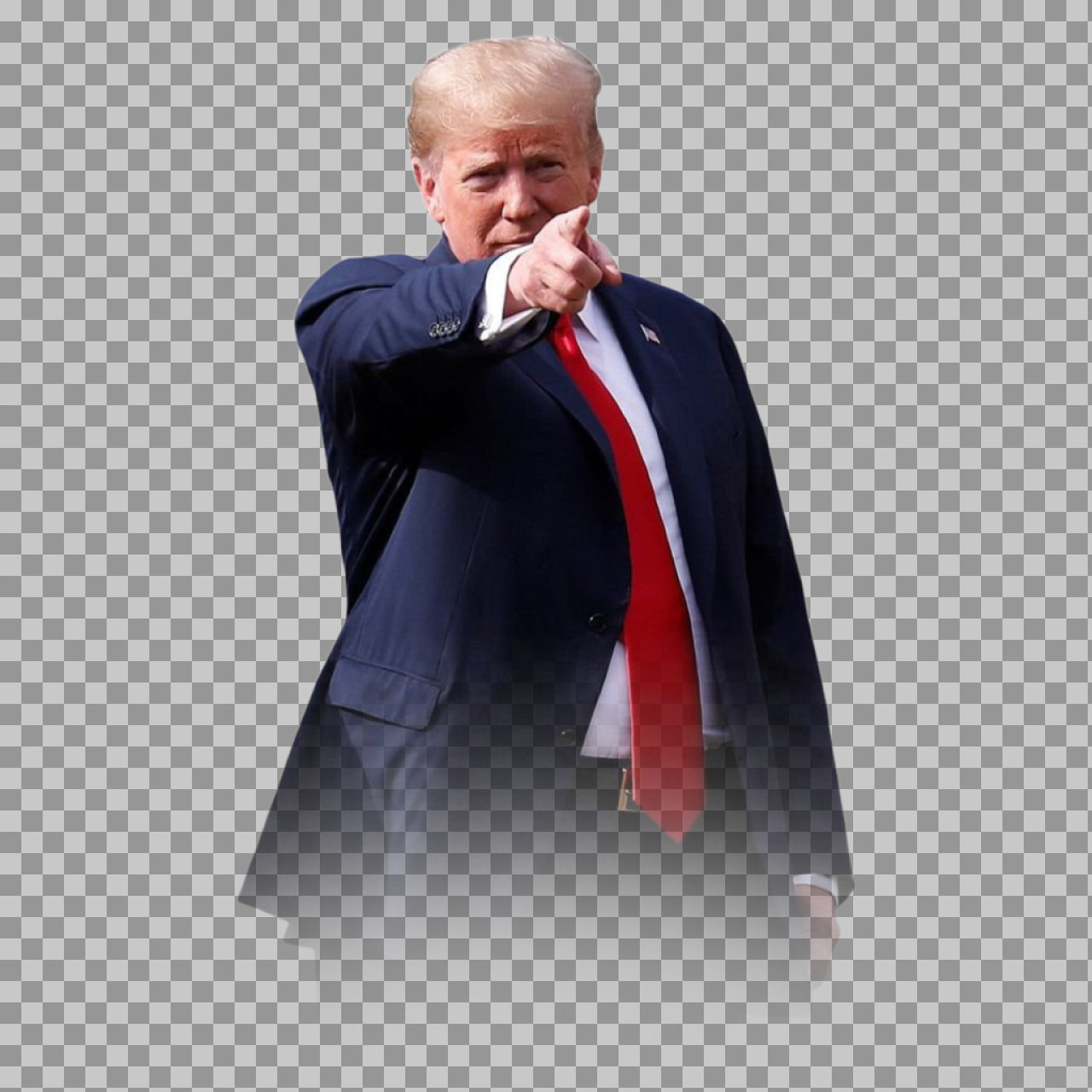 Donald Trump Pointing Finger PNG | Transparent Cutout Image...