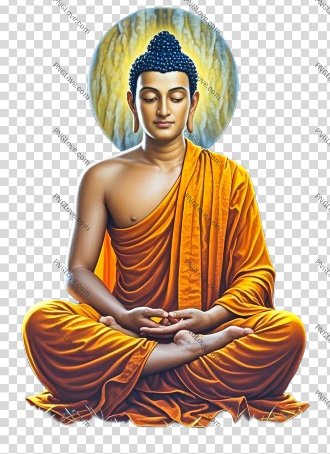 Lord Buddha PNG image free download...