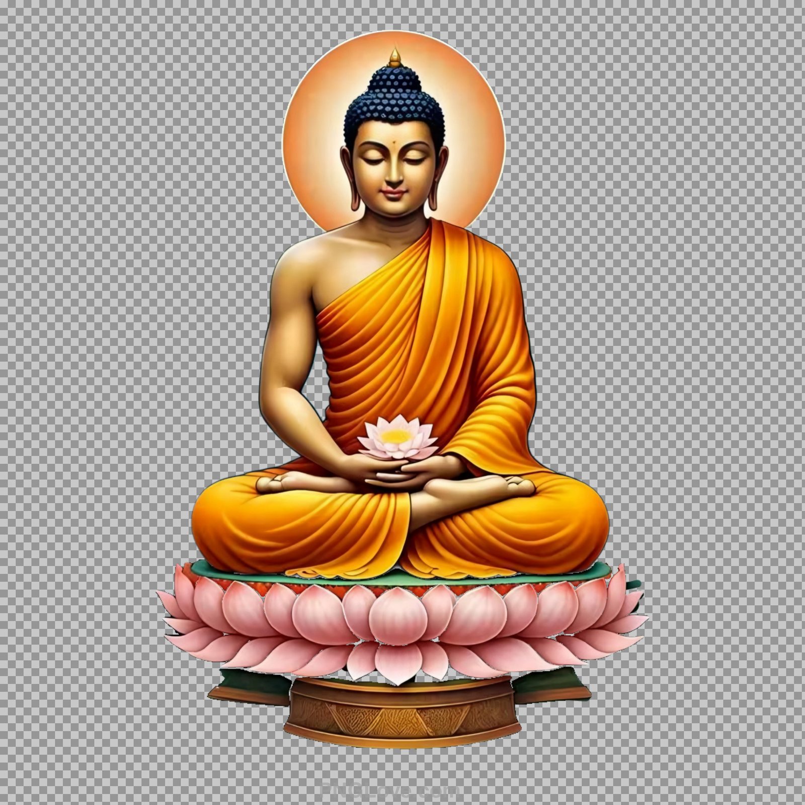 Gautam Buddha PNG image download...