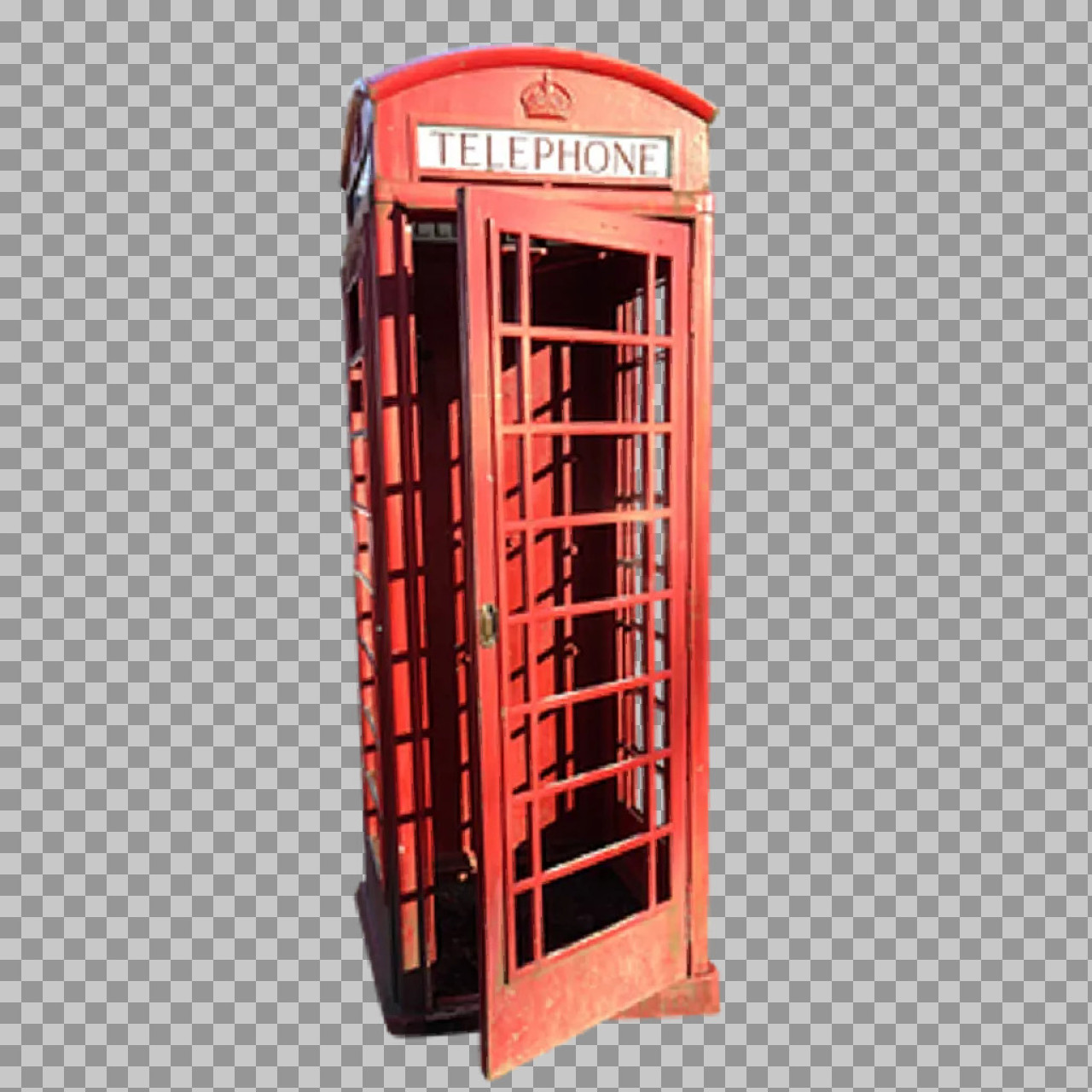 Iconic Red Telephone Box PNG | British Phone Booth Cutout