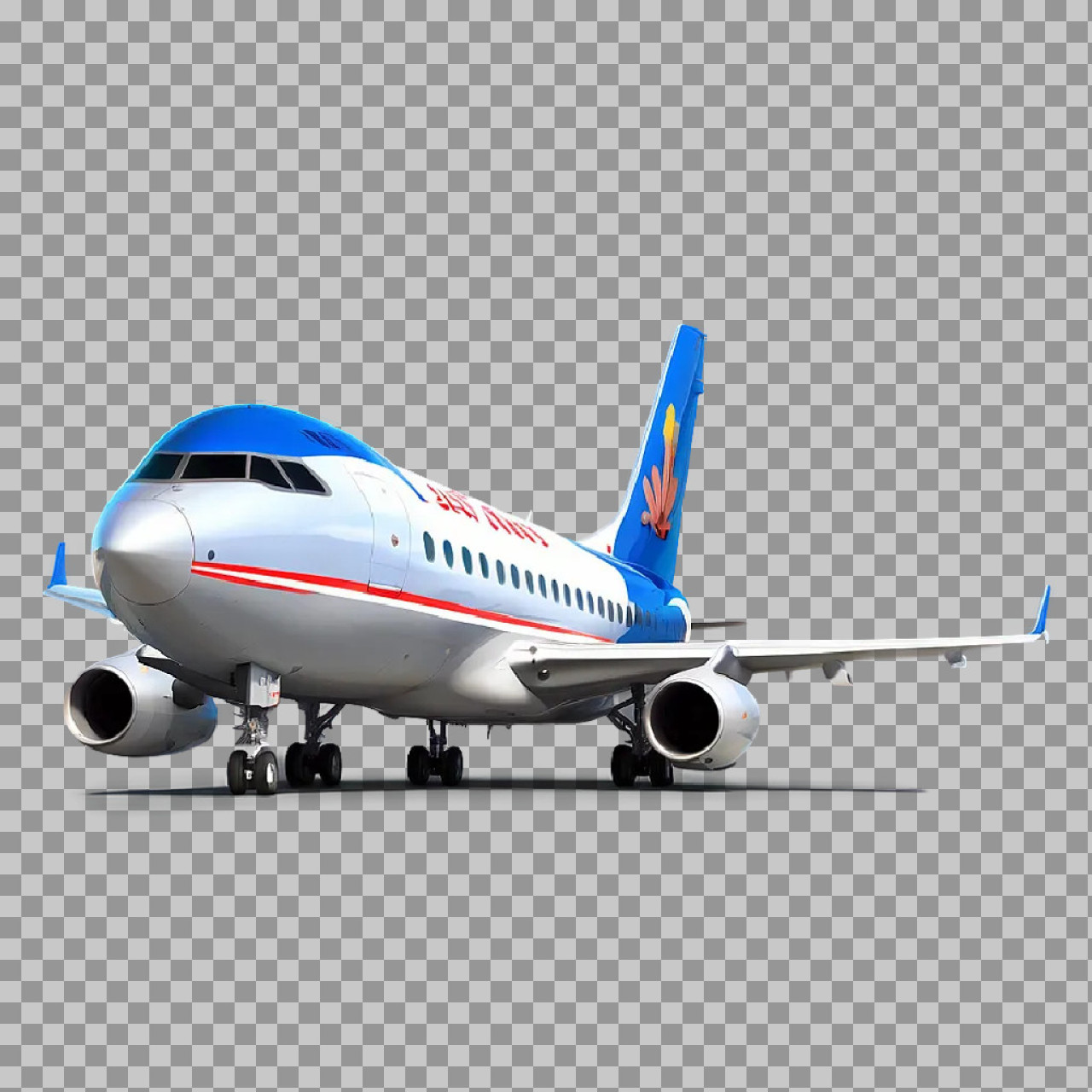 Commercial Airplane PNG | Isolated Passenger Jet Image