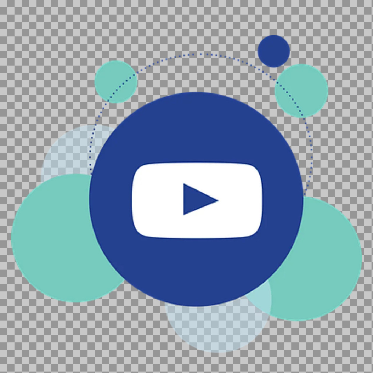 Creative YouTube Video Marketing & Network Icon