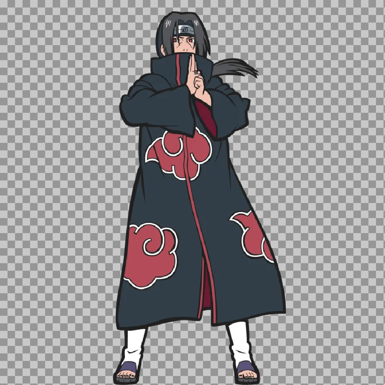 Itachi Uchiha Akatsuki PNG | Free Transparent Naruto Illustration...