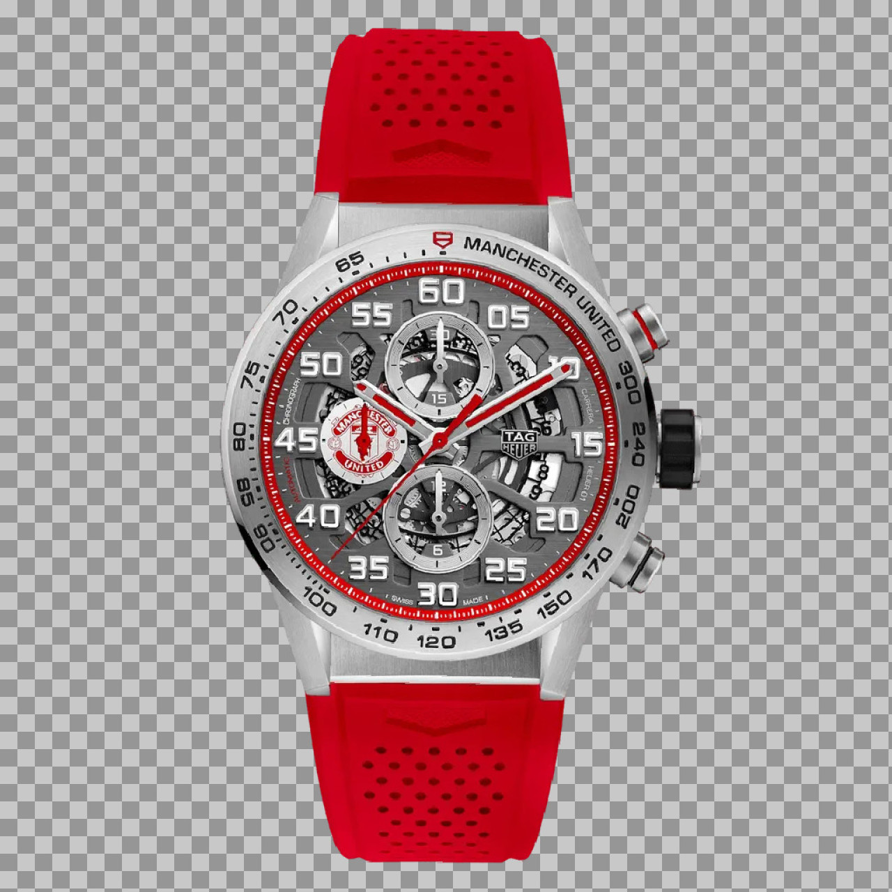TAG Heuer Manchester United Watch PNG | Carrera Special Edition...