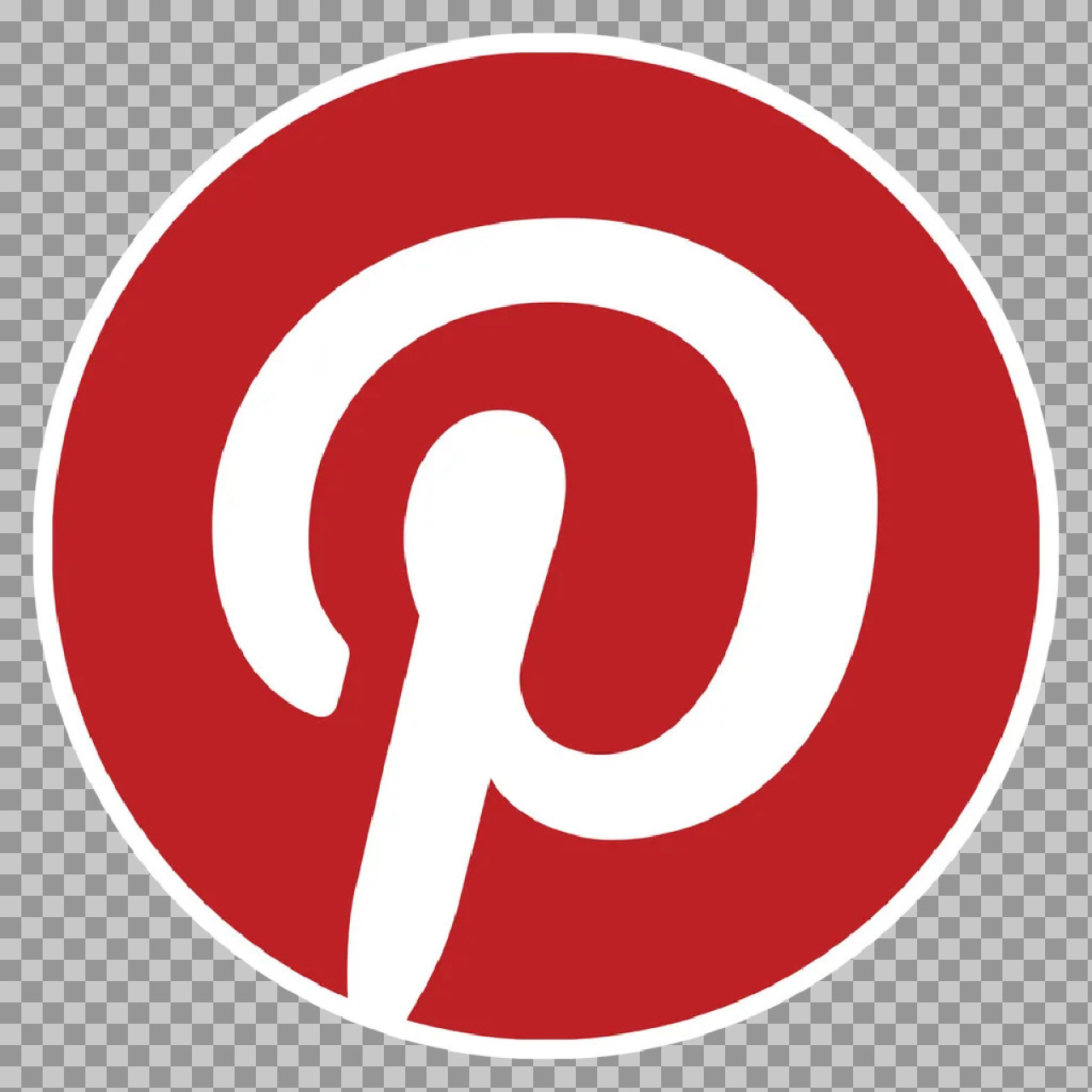 Pinterest Circular Logo PNG Transparent Download