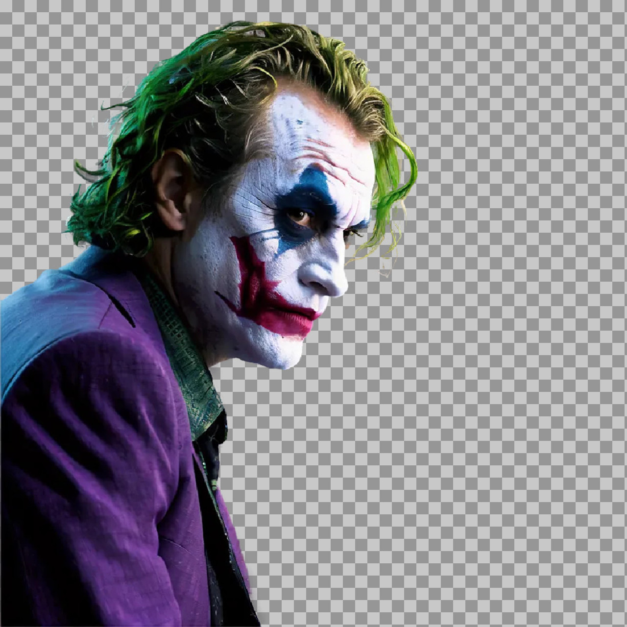 Heath Ledger Joker PNG | The Dark Knight Villain Cutout...