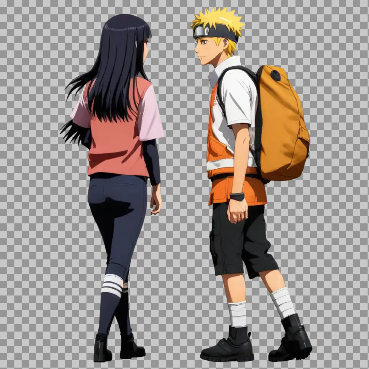 Naruto and Hinata PNG | Free Transparent Anime Artwork...