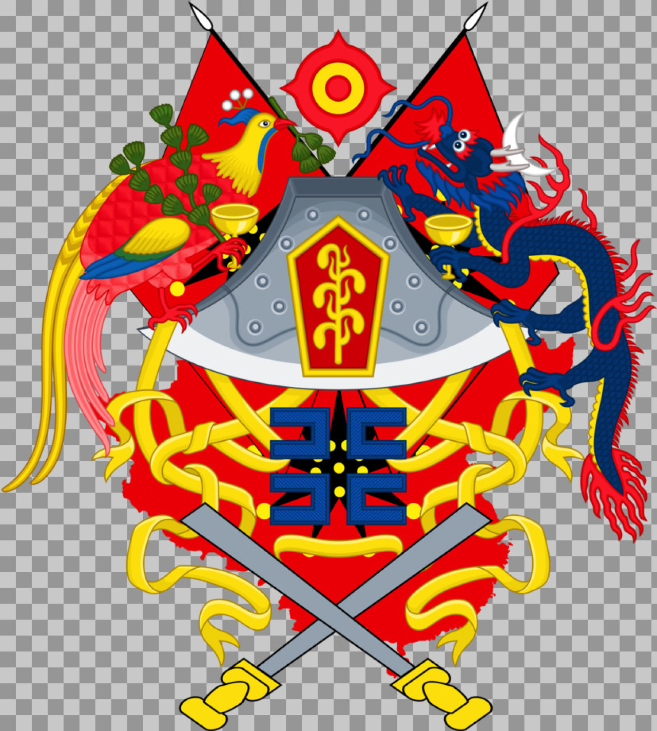 Chinese Twelve Symbols Emblem PNG | Free Historical Coat of Arms...