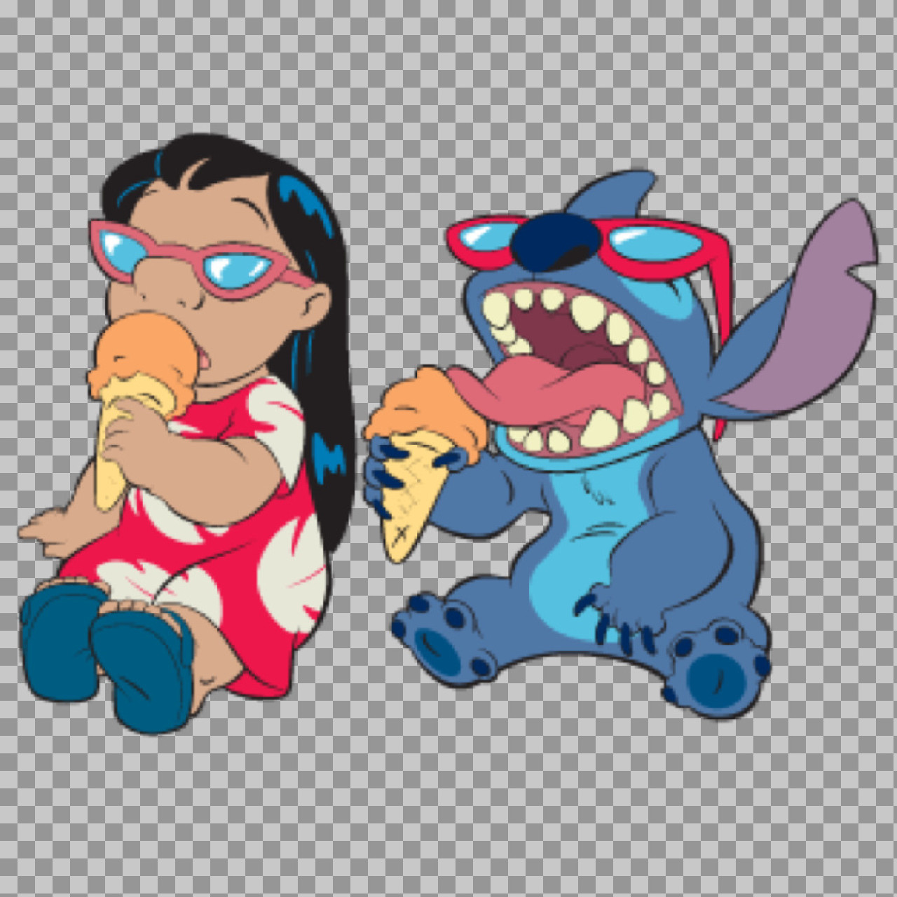 Lilo and Stitch Ice Cream PNG | Cute Disney Summer Clip Art...