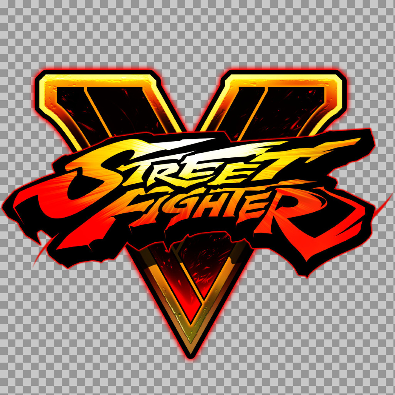 Street Fighter V Logo PNG | Official SFV Game Emblem