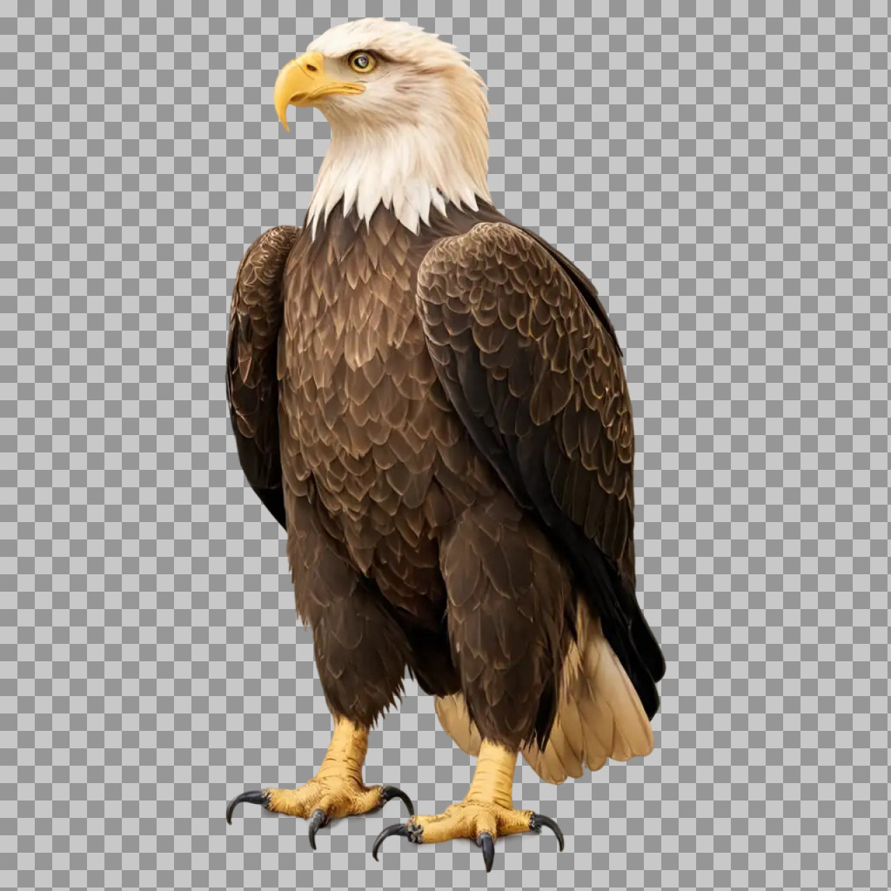 Majestic Bald Eagle PNG | Transparent Background