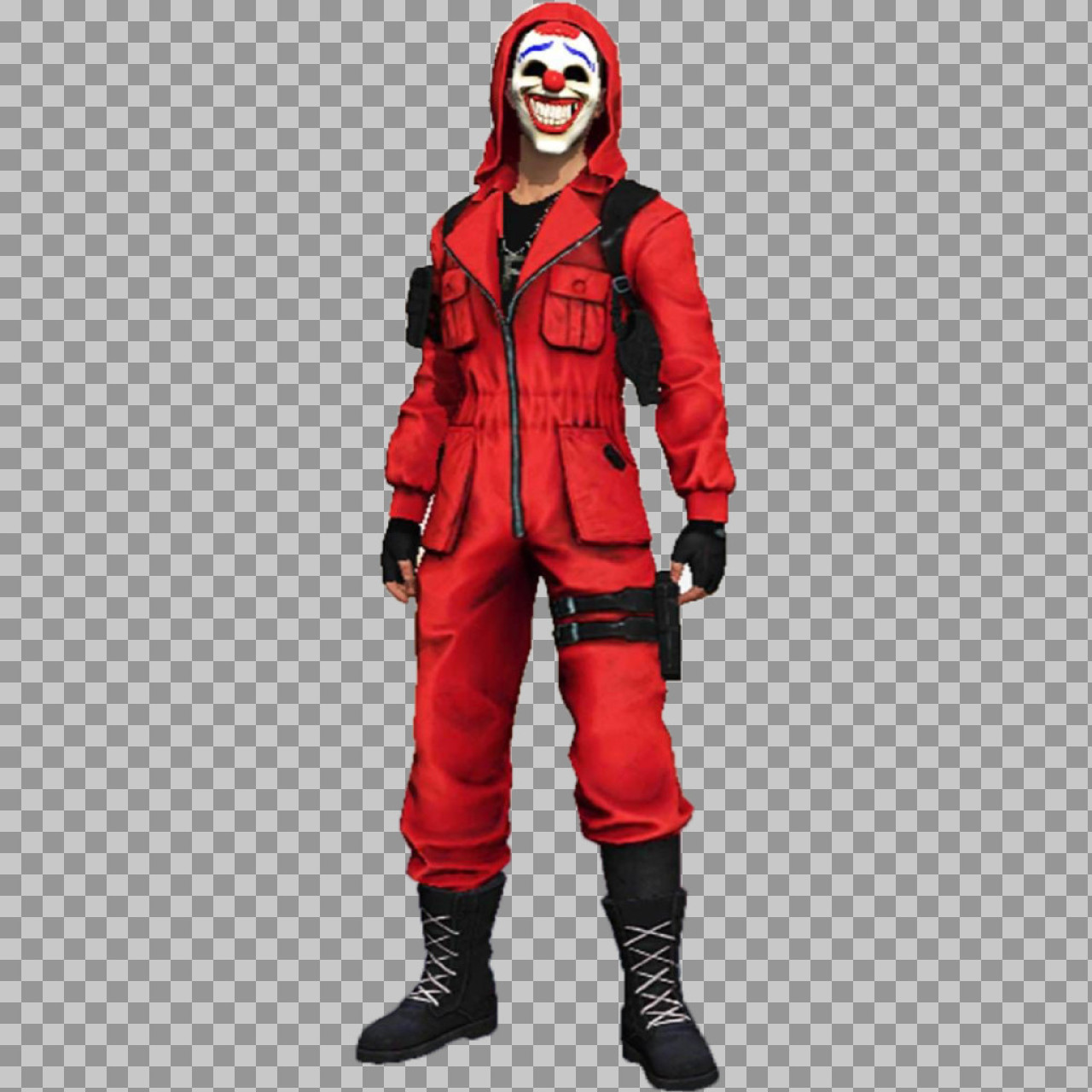 Free Fire Criminal Bundle PNG | Joker Character Download