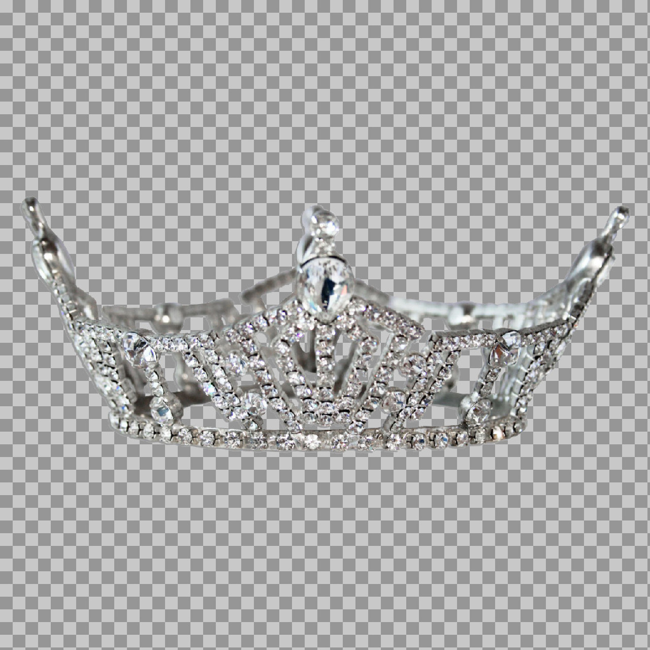 Sparkling Diamond Tiara PNG | Royal & Pageant Clipart