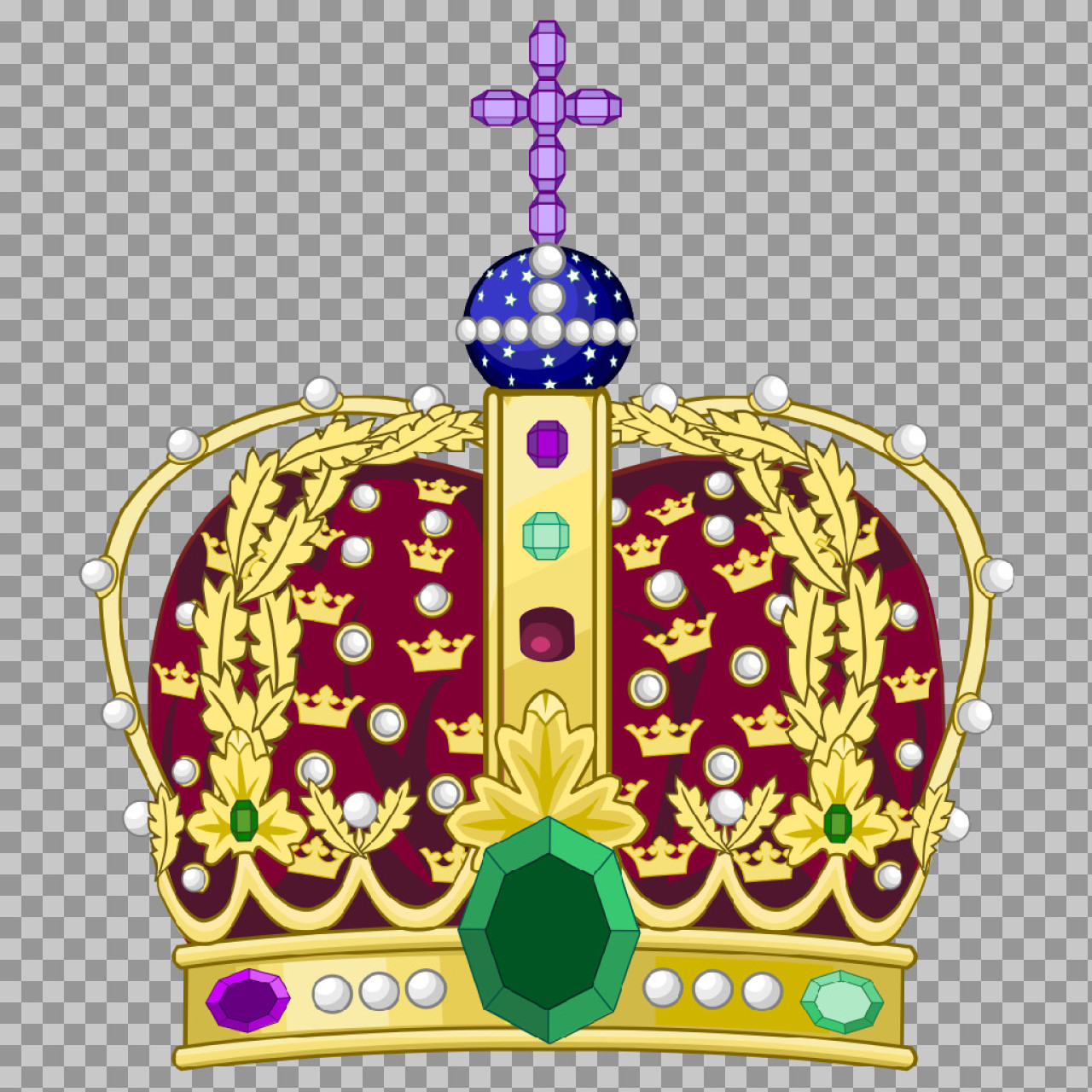 Royal Imperial Crown PNG | Free Royalty & Heraldry Clipart