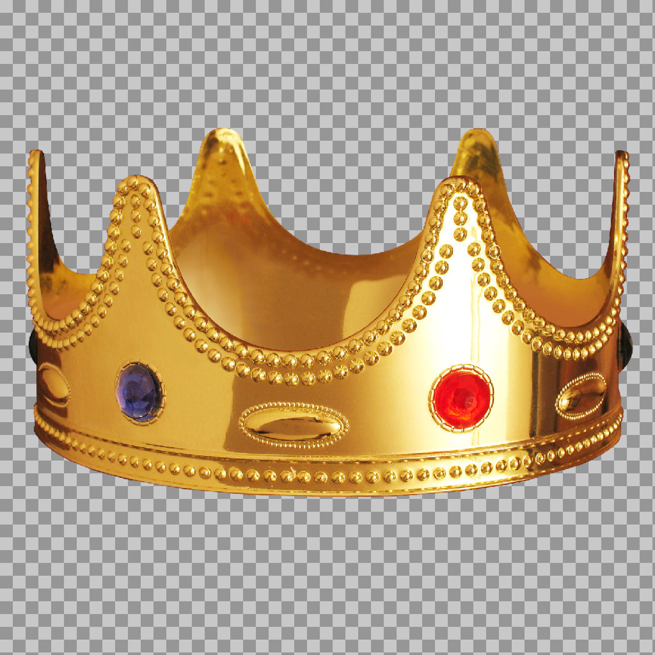 Gold Party Crown PNG | Costume & Birthday Clipart