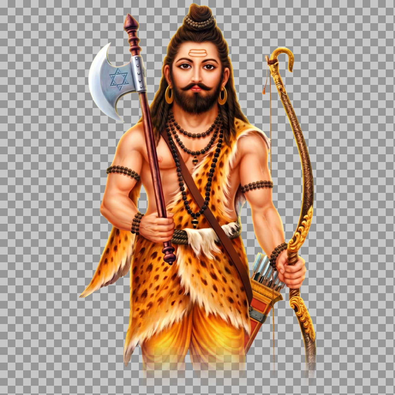 Lord Parashurama PNG Image | Sixth Avatar of Vishnu