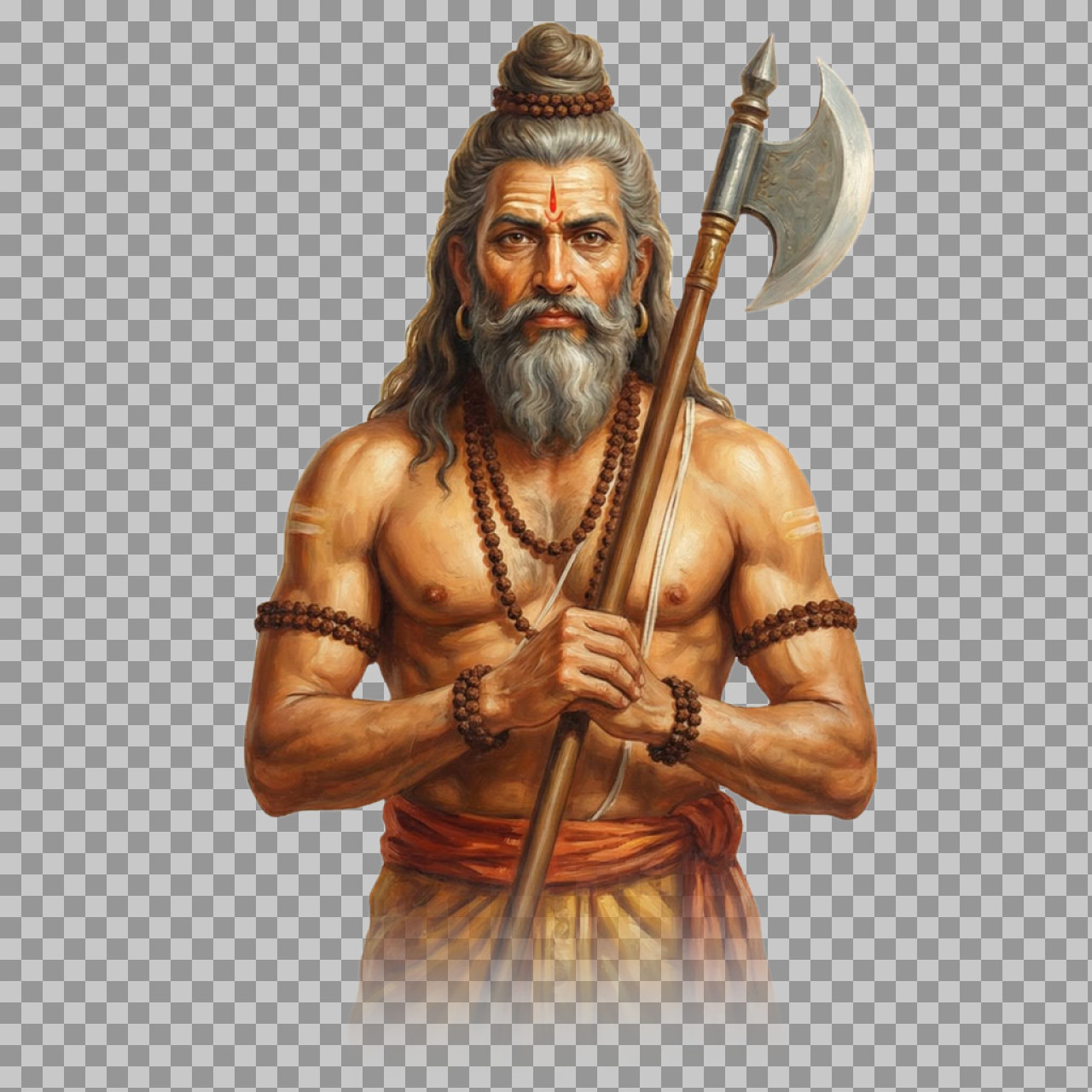 Lord Parshuram PNG | Fierce Vishnu Avatar Image