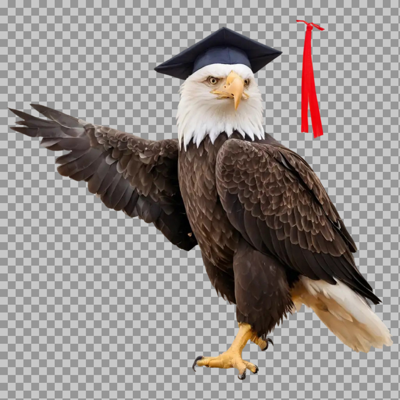 Proud Graduate Eagle PNG | Education & Success Symbol