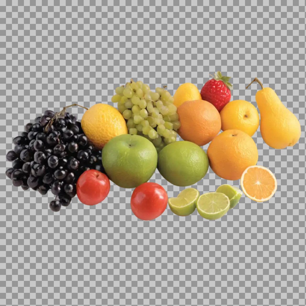 Mixed Fresh Fruits PNG – Assorted Healthy Fruits Image