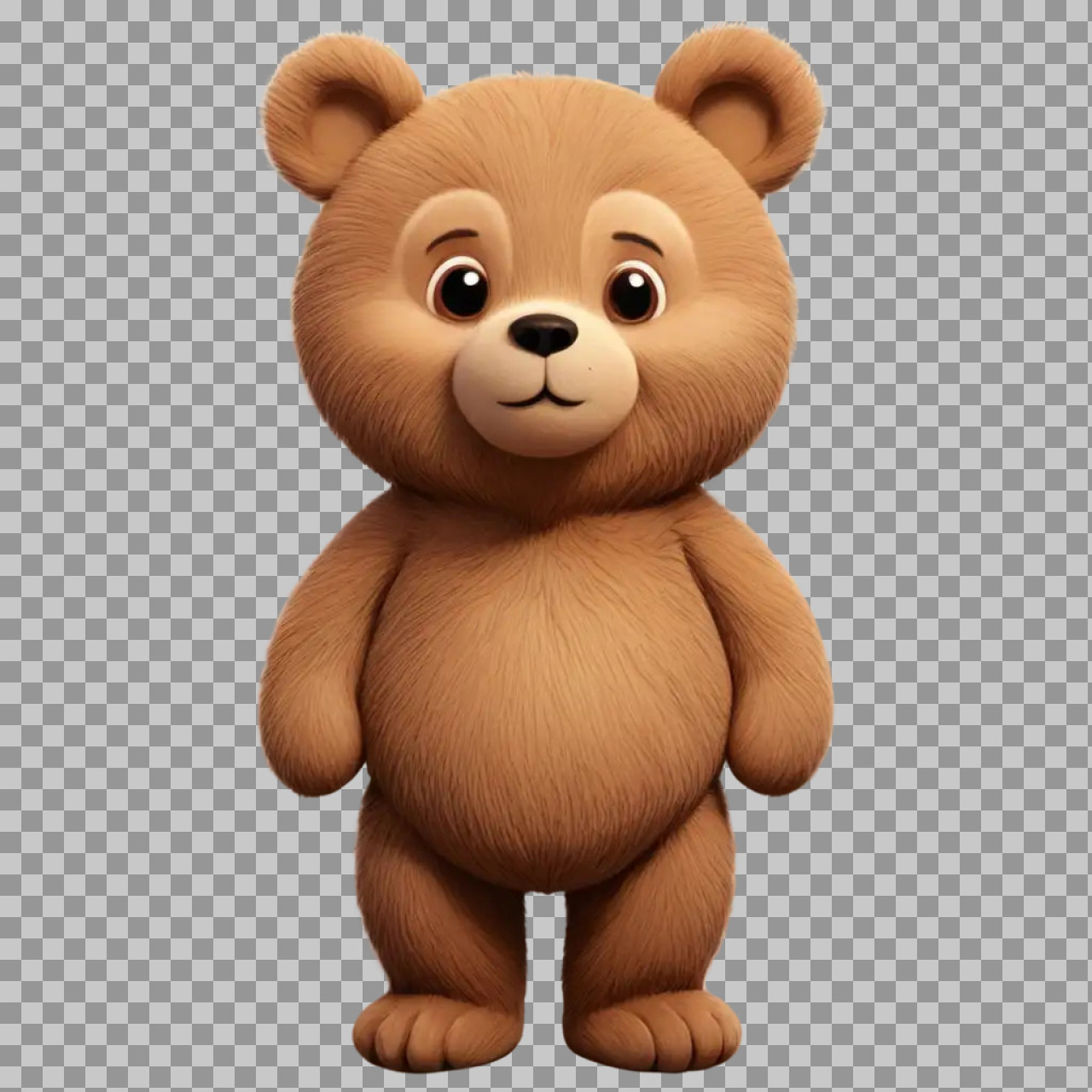 Cute Teddy Bear PNG | 3D Cartoon Bear Character...