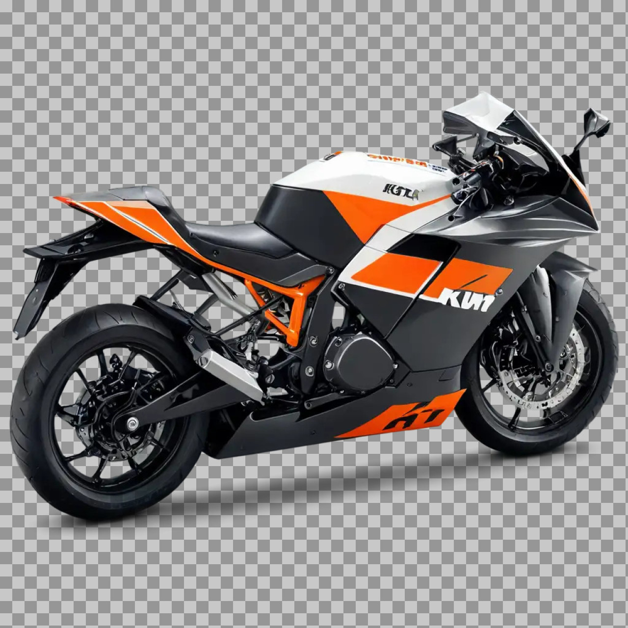 Orange Black Sport Motorcycle PNG – Racing Bike Transparent Image...