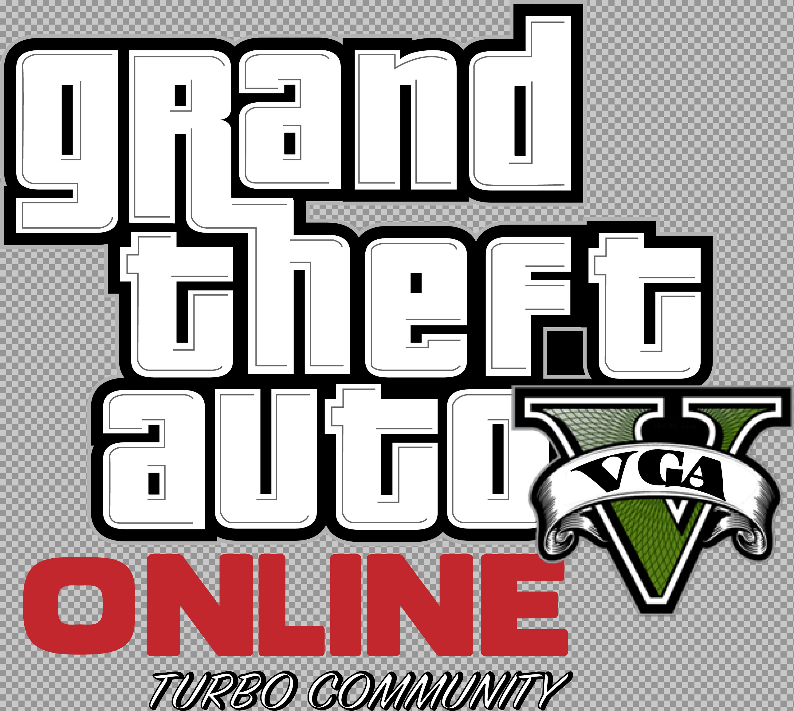 GTA V Online Turbo Community Logo PNG | Custom GTA Logo...