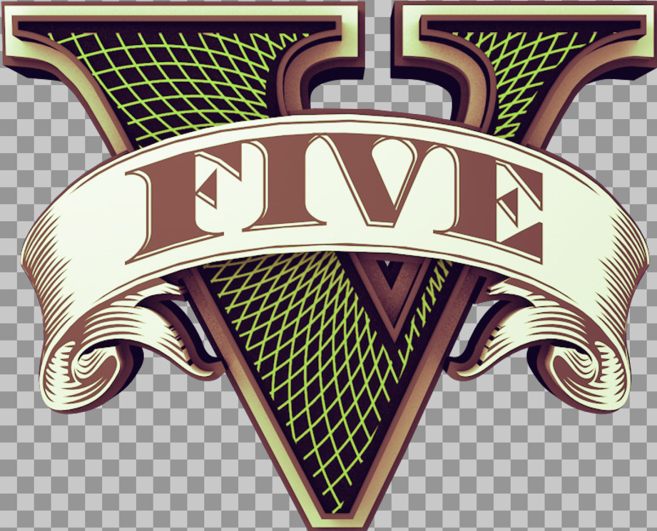 GTA V Logo PNG | Grand Theft Auto Five Emblem...