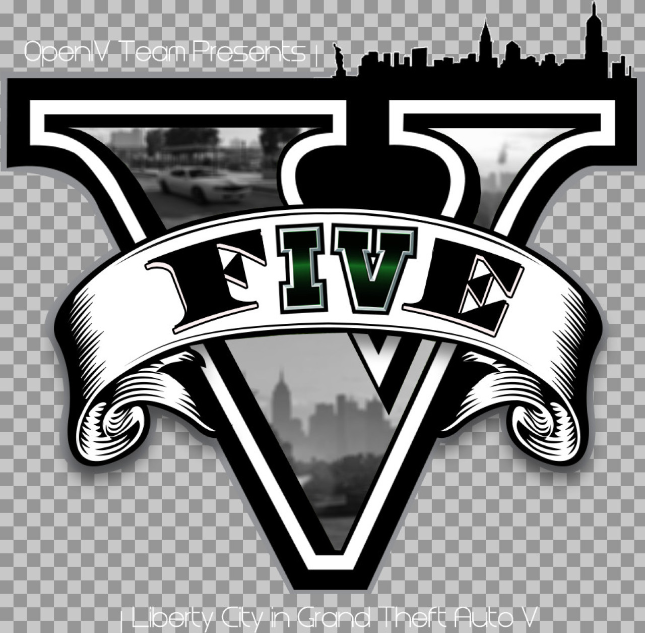 OpenIV Liberty City in GTA V Mod Logo PNG | GTA Modding...
