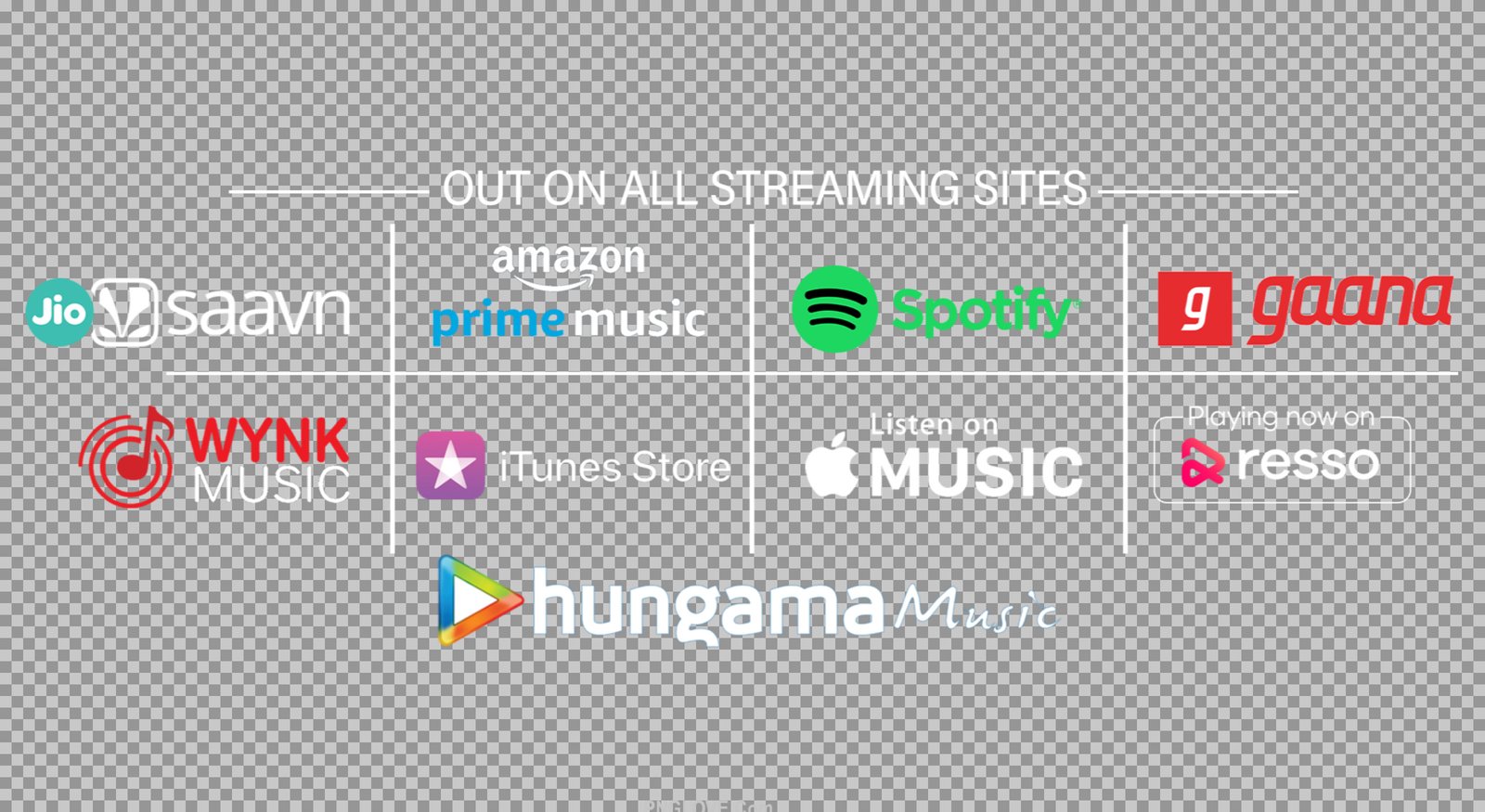 Music ALL STREAMING SITES And Apps Logo PNG transparent image download...