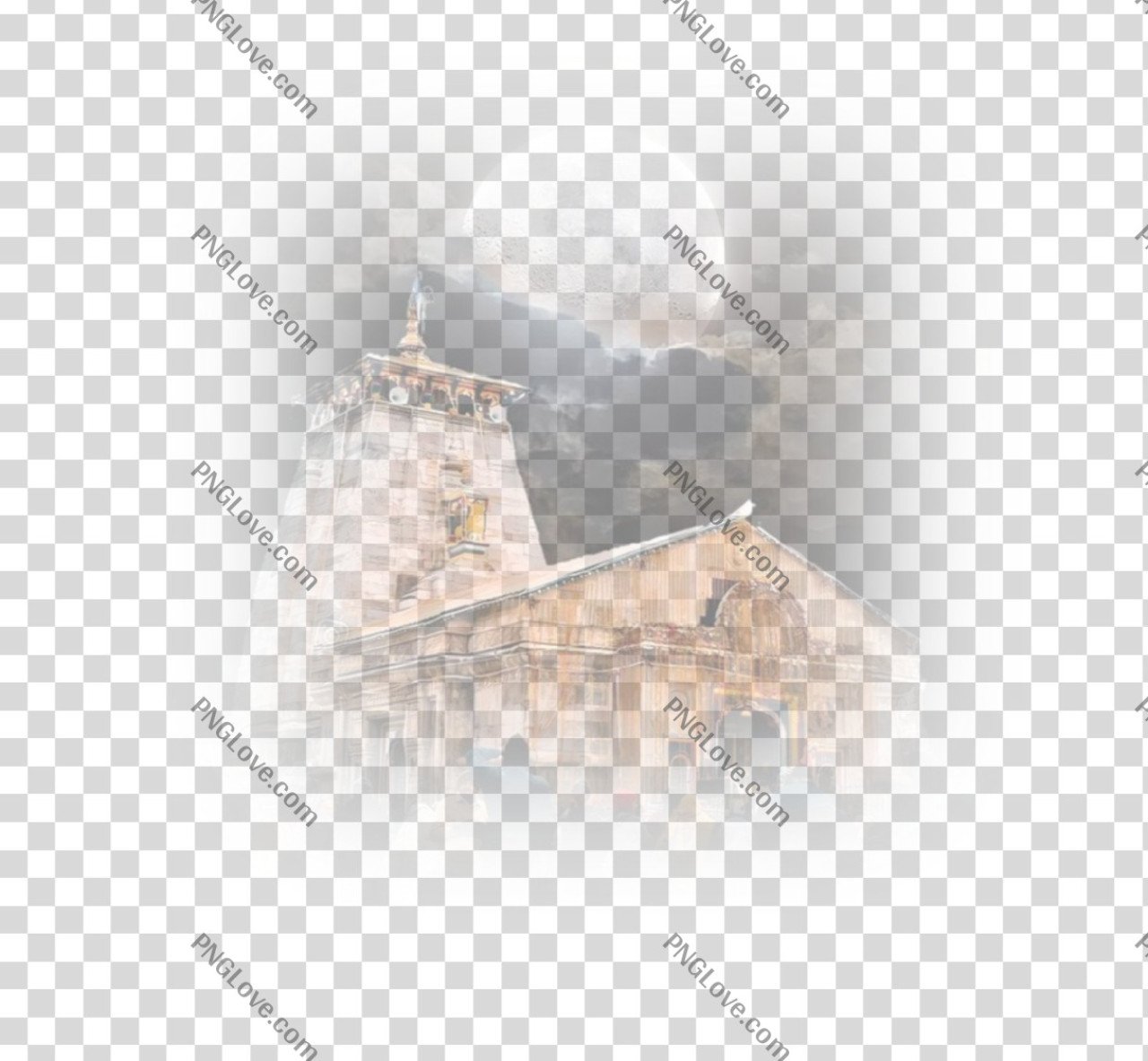 Kedarnath Shiva temple PNG transparent image downl...