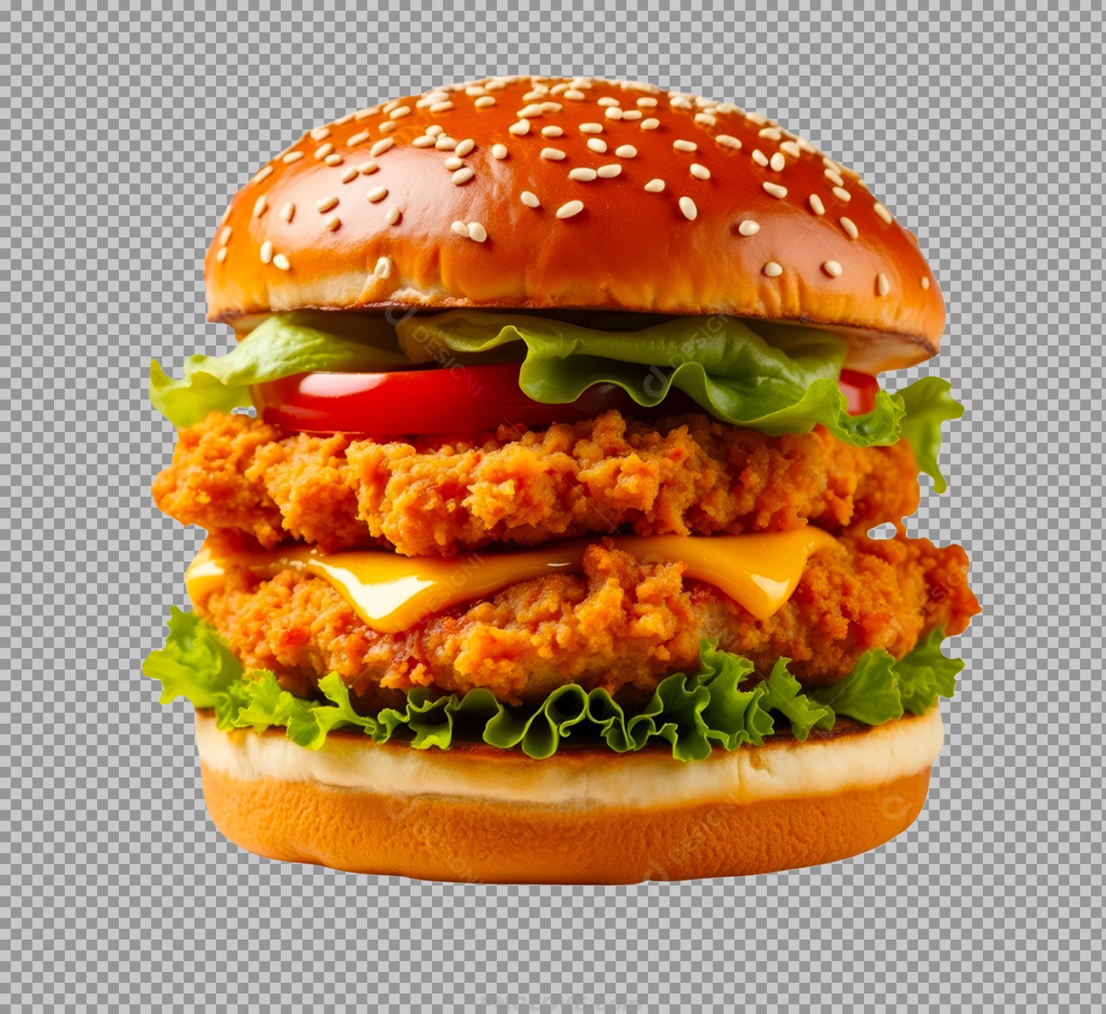 Chicken burger PNG image download...