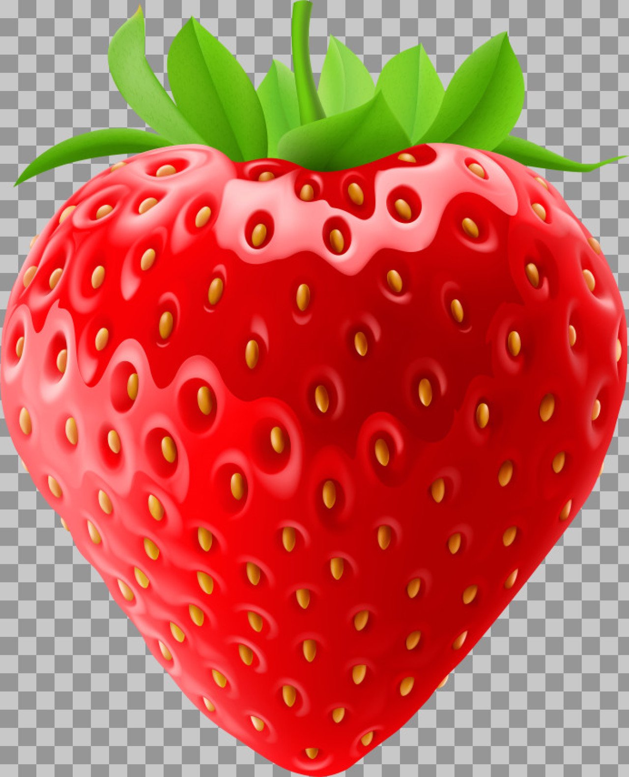 Fresh one Strawberry PNG image