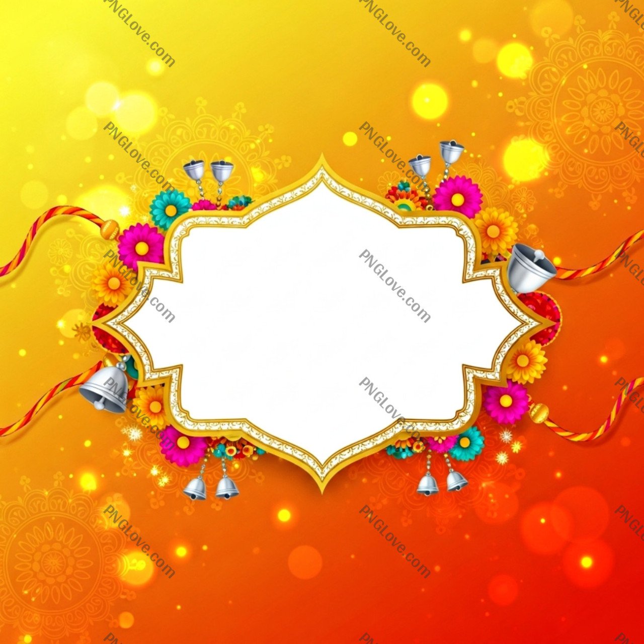 Rakshabandhan banner editing background image down