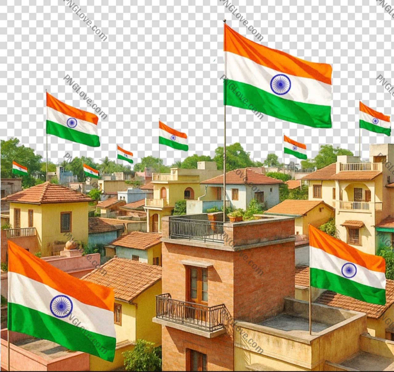 Har Ghar Tiranga background PNG image