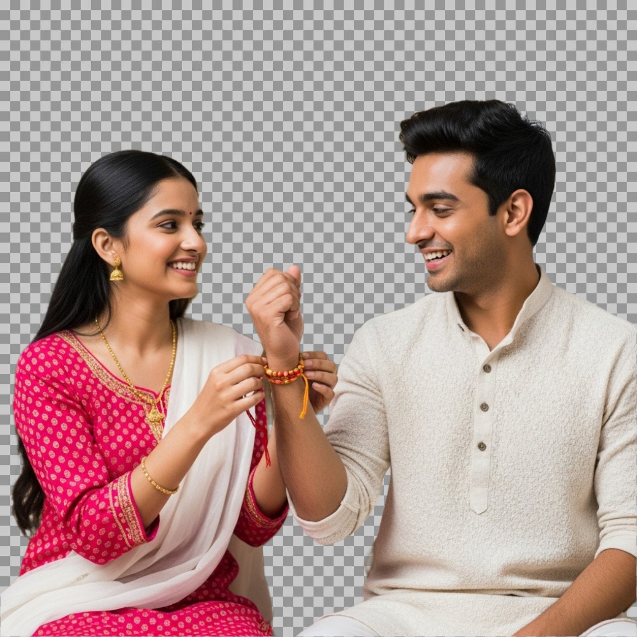Rakshabandhan Bhai Bahan PNG image...