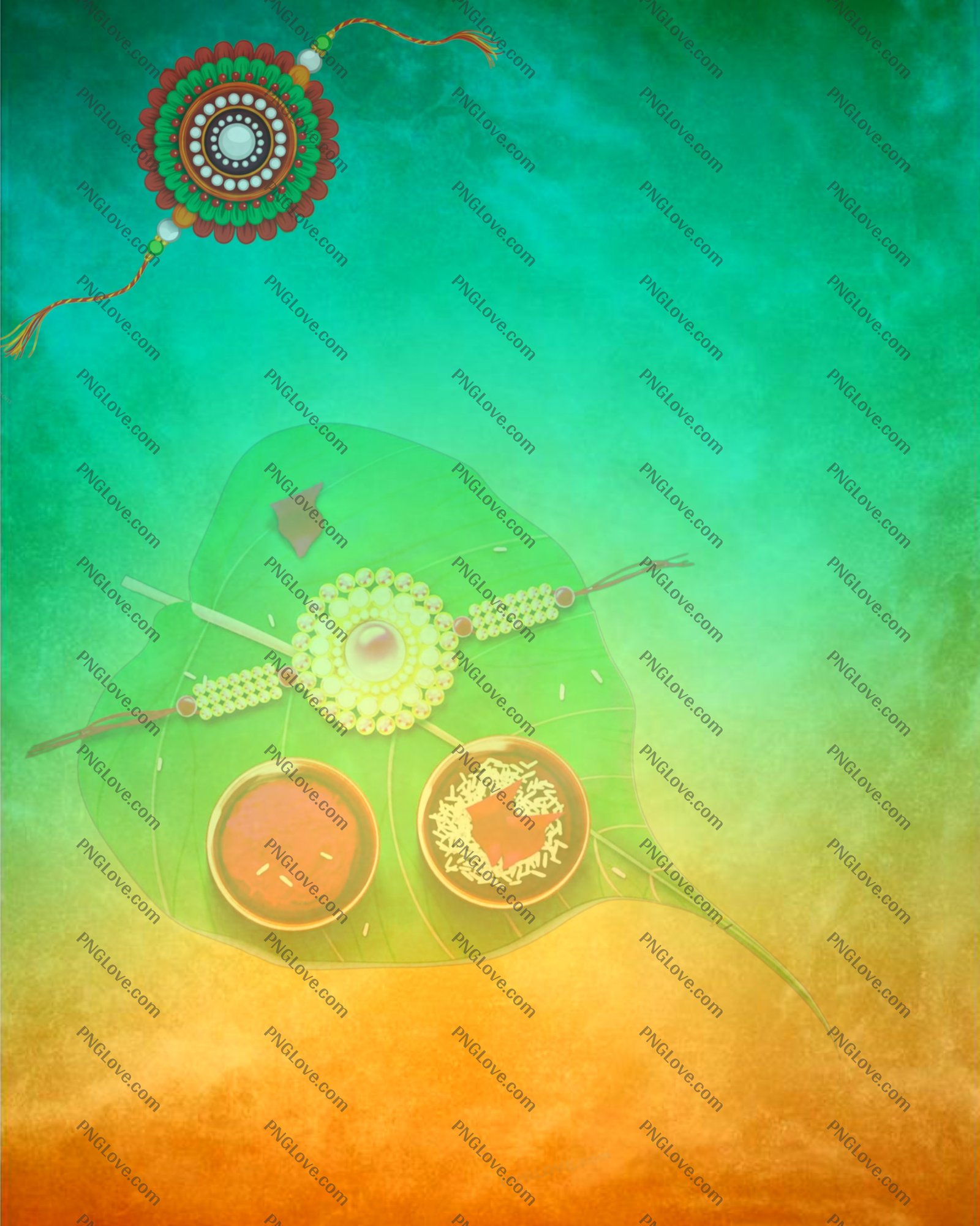 Happy Raksha Bandhan poster designing background