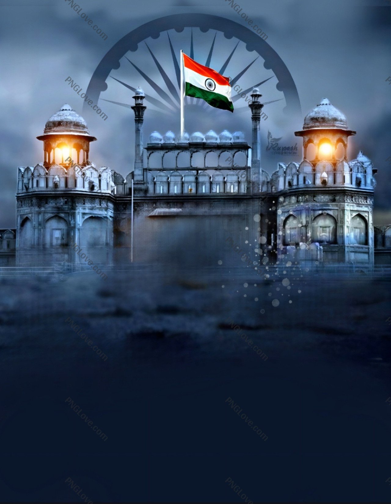 Red Fort background image for Independence Day Backgrounds & Poster Designs