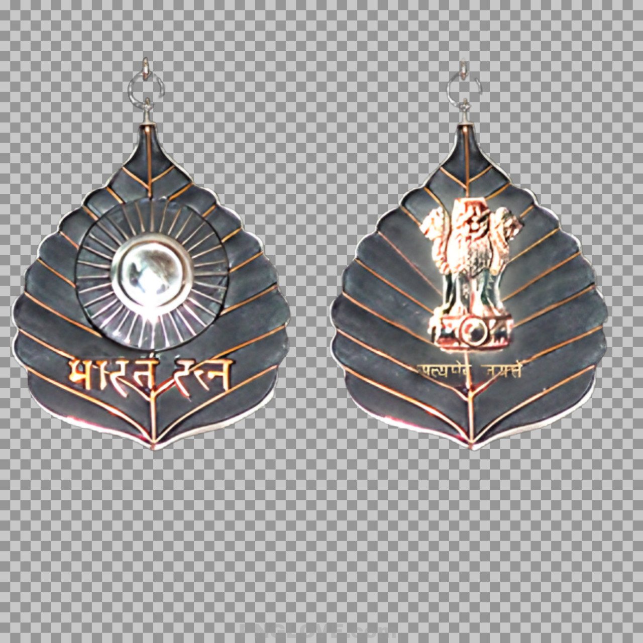 Bharat Ratna Award Medal PNG with Transparent Background
