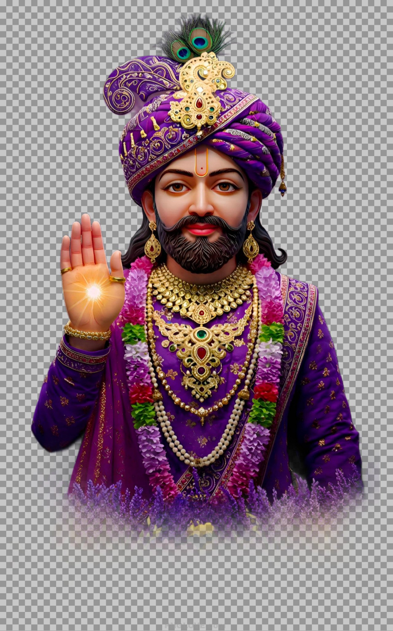 Khatu Shyam baba Transparent PNG image