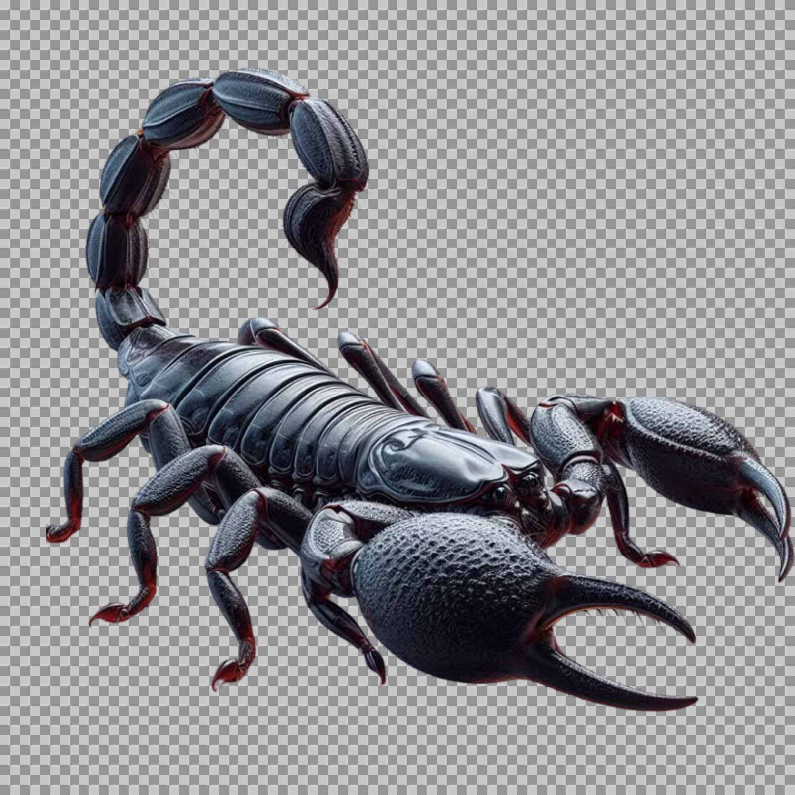 Menacing Scorpion PNG with Transparent Image
