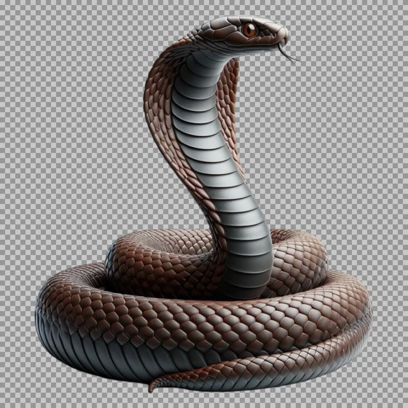 Realistic Cobra Snake PNG Transparent image...