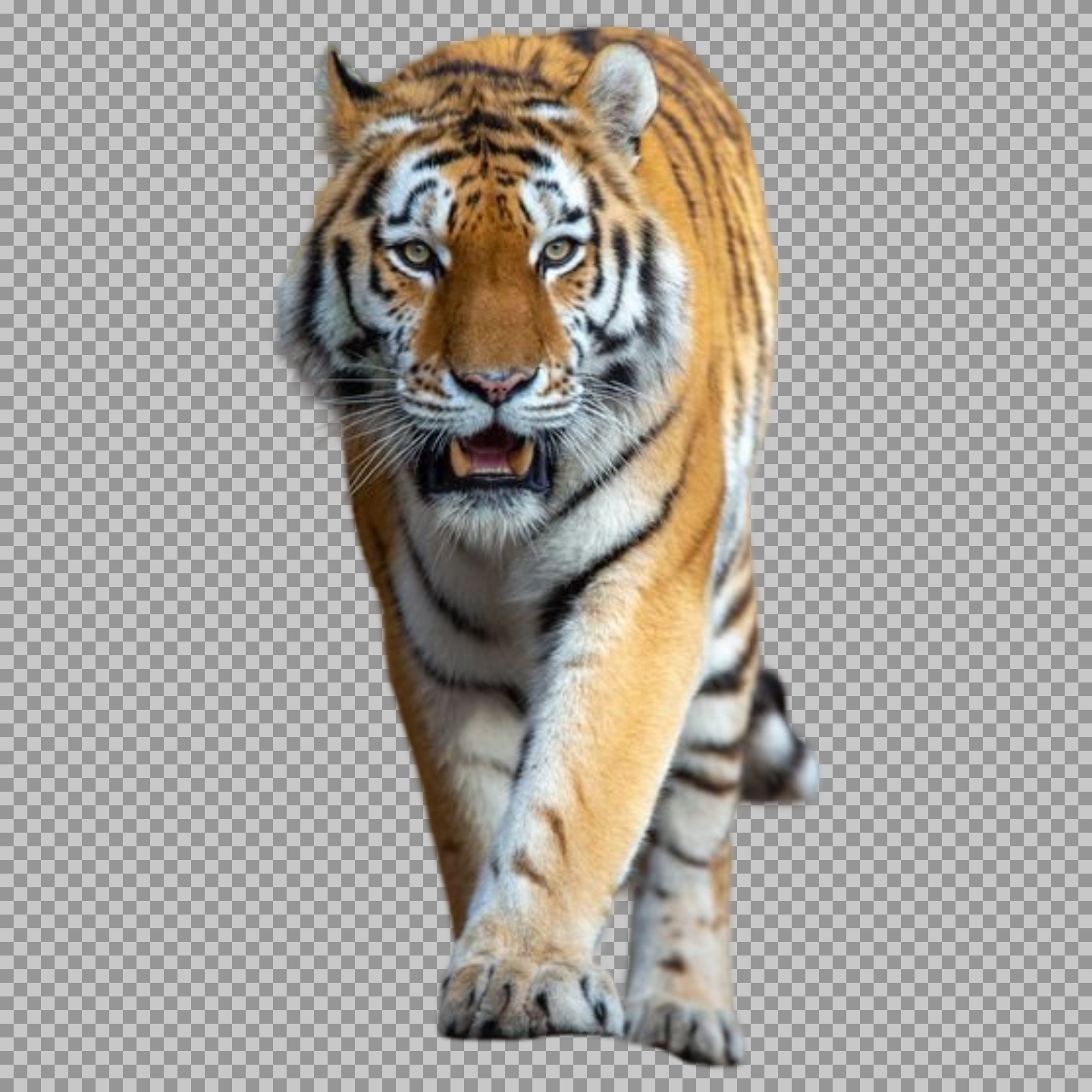 Walking Tiger PNG transparent images download...