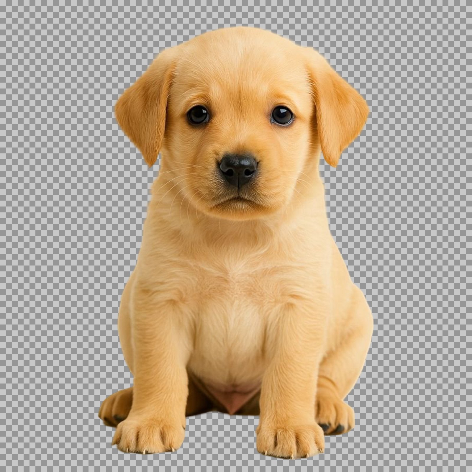 Adorable Yellow Lab Puppy PNG | Free Pet Photo Cutout...